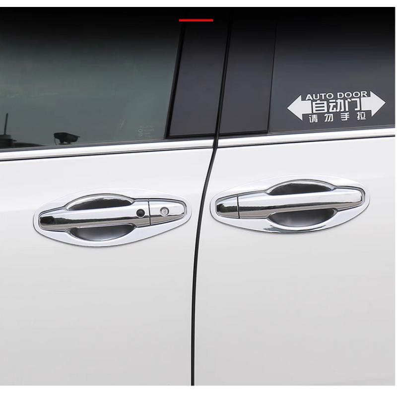 For Honda Freed GB5 GB6 GB7 GB8 2016- Carbon Fiber Chrome Car Side Door Handle Cover Trim Sticker Styling Auto Accessories