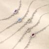 Natural stone hand jewelry S925 sterling silver bracelet women's light luxury niche does not fade exquisite and advanced sense