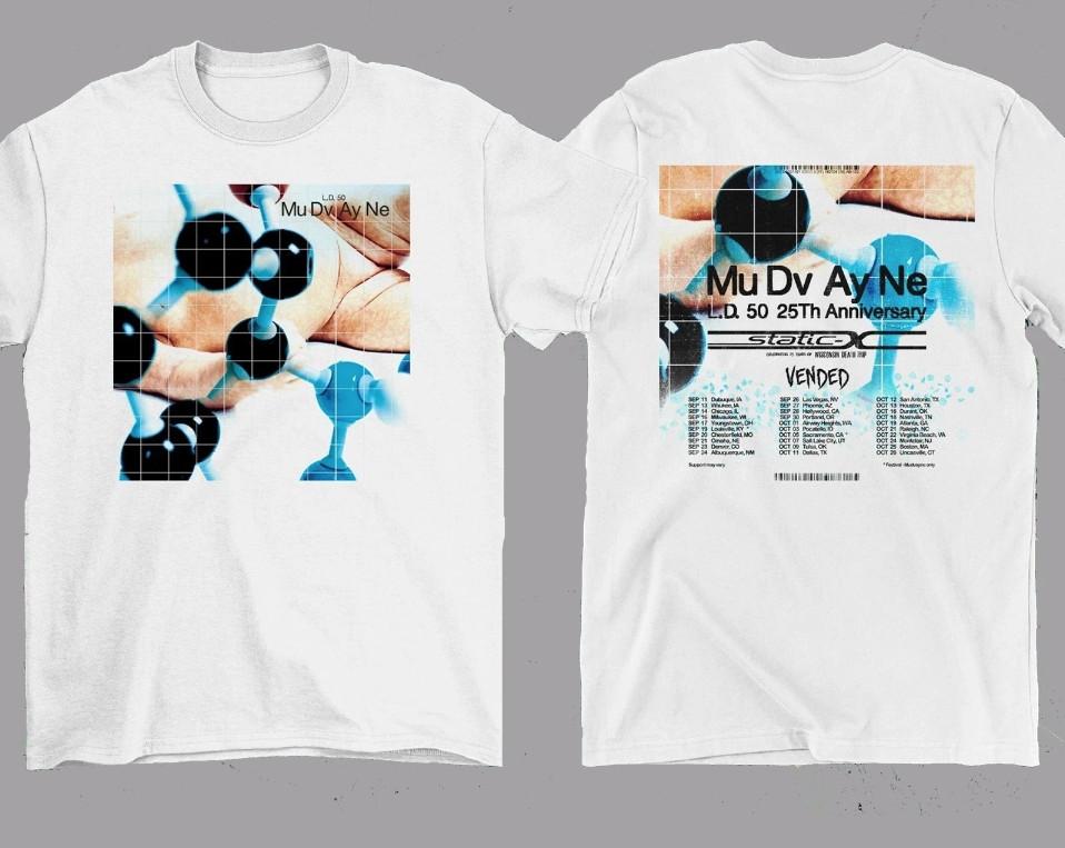 2 Sides Mudvayne Band LD 50 25th Anniversary Unisex T-Shirt S