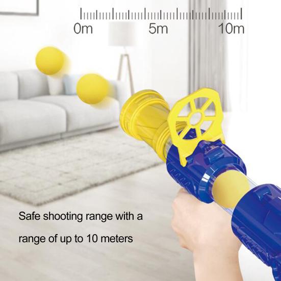 1 set Mjuk bollstartare leksak med anka Mållåda LCD resultattavla Ljud Ljus Roligt Luftkraft Startanordning Barn Förälder-barn Interaktiv