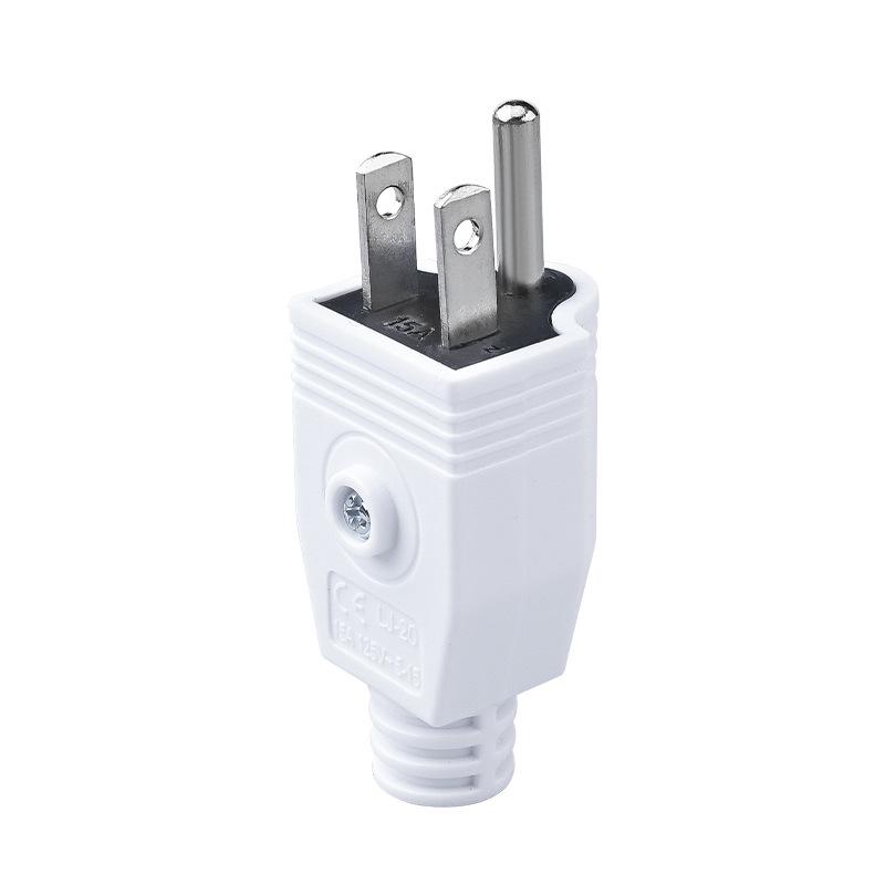 UL-Certified 15A 125V Industrial Grade US 3-Pin Detachable Standard Wiring Plug