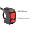Motorcycle Headlight Handlebar Toggle Switch Screw Mount Light On-Off Main Vice Control Switch Motorbike Dirt Bike ATV UTV Scooter Accessories