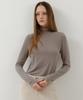 Wednesday Oasis For Woman Nasty Basic Turtleneck Long Sleeve T-Shirt_4 Colors (W25-Tp50)