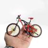1:10 Mini Modelli di Mountain Bike in Lega Metallo Pressofuso Biciclette da Dita da Corsa Piegabili Ornamenti da Ciclismo Collezione Giocattoli per Bambini Adulti