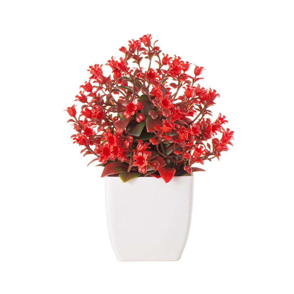 Home Decor Fake Potted Plants Table Centerpieces Colorful Artificial Flowers For Home Versatile Interior Decor