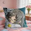 Mai SakurajimaS Anime Prints Cushion Cover Square Short Plush Pillow Case Living Room Sofa Home Decor Funda X