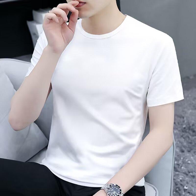 Men s Cooling Quick-Dry Ice Silk Running T-Shirt - Summer Short Sleeve Fitness Tee M