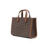 Michael Kors Gigi Monogram Classic Pendant Tote Bag Women Tote Bag Dark-Brown 30H3G3GM5B-227