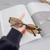 Hexagonal Rectangle Metal Frame SunGlasses Vintage Transparent SunGlasses for Women Men UV400 Eyewear Oculos De Sol sun glasses