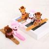 Kawaii Horse Clapper Wrist Strap Cute Horse Plush Snap Bracelets Horse Ornament