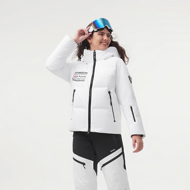 Tanbor Unisex Outdoor Ski Goose Down Thickened Short Sports Jacket 550380A