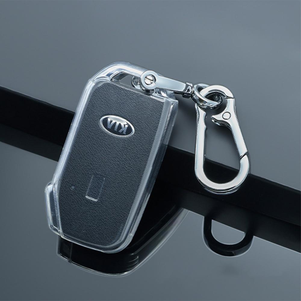 AABFQ1 Transparent Soft Car Key Case Shell For Kia Sportage 4 3 2023 Ceed Soul Ev Niro Hybrid Proceed Seltos K5 Protector Accessories