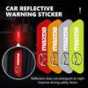 For Car Door Reflective Sticker Safety Open Warning Reflect Tape 3 6 CX5 2 CX3 CX9 MX5 RX8 Axela Demio Atenza MS