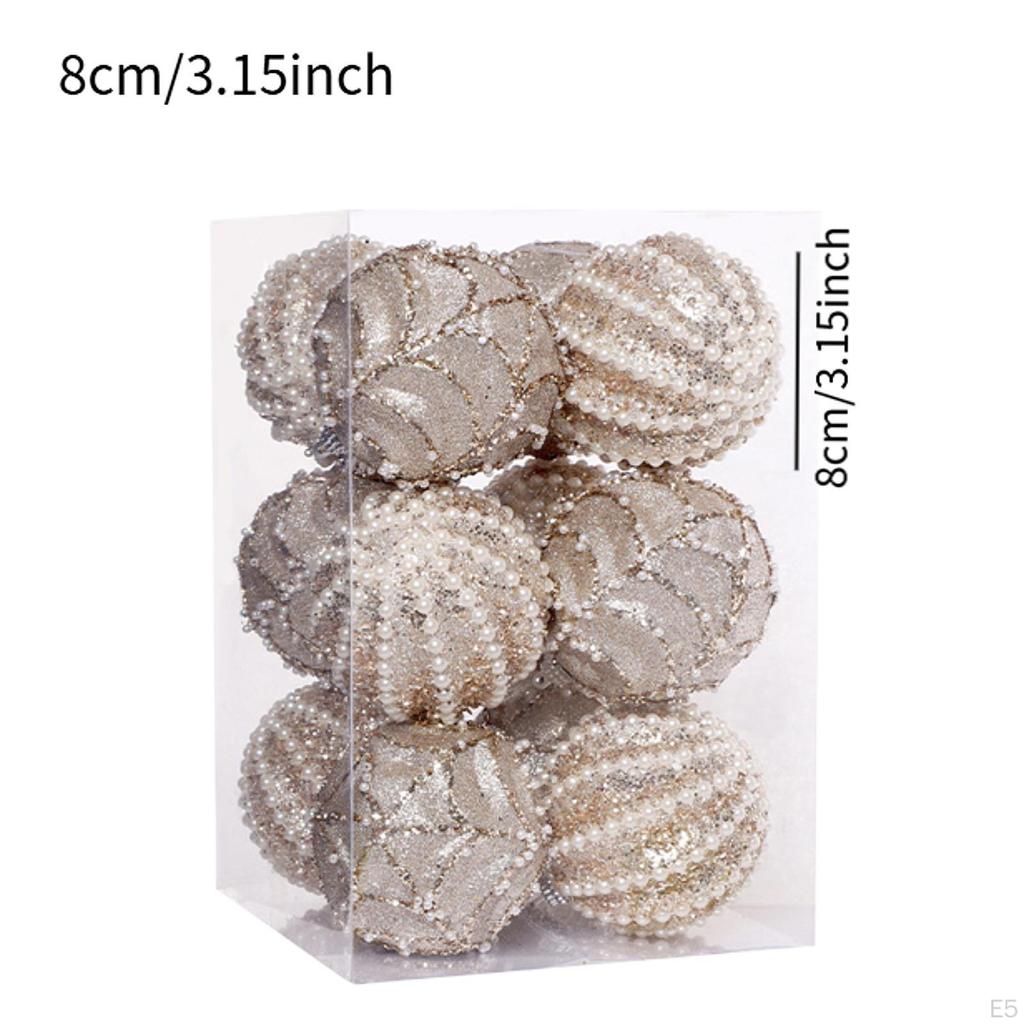 12 Christmas Ball Ornaments Hanging Tree Decorations Birthday Party