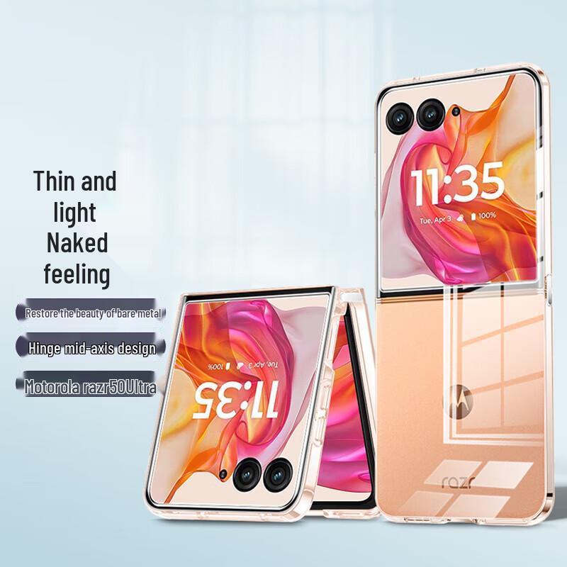 Transparente Vollschutzhülle für Motorola Razr Foldables