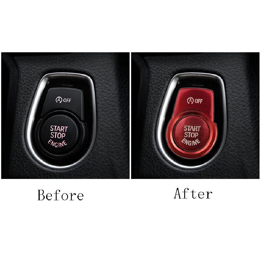 Car Styling Engine START Button Replace Cover STOP Switch Accessories Key Decor For BMW 1 2 3 4 Series Gt F20 F21 F30 F34 X1 F48