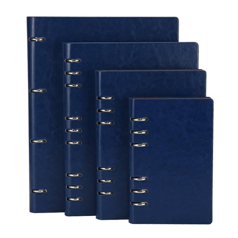A4 A5 A6 B5 Hollow Loose-leaf Notebook, Detachable Notebook, Leather Notepad Notebook Binder Notepads Stationery