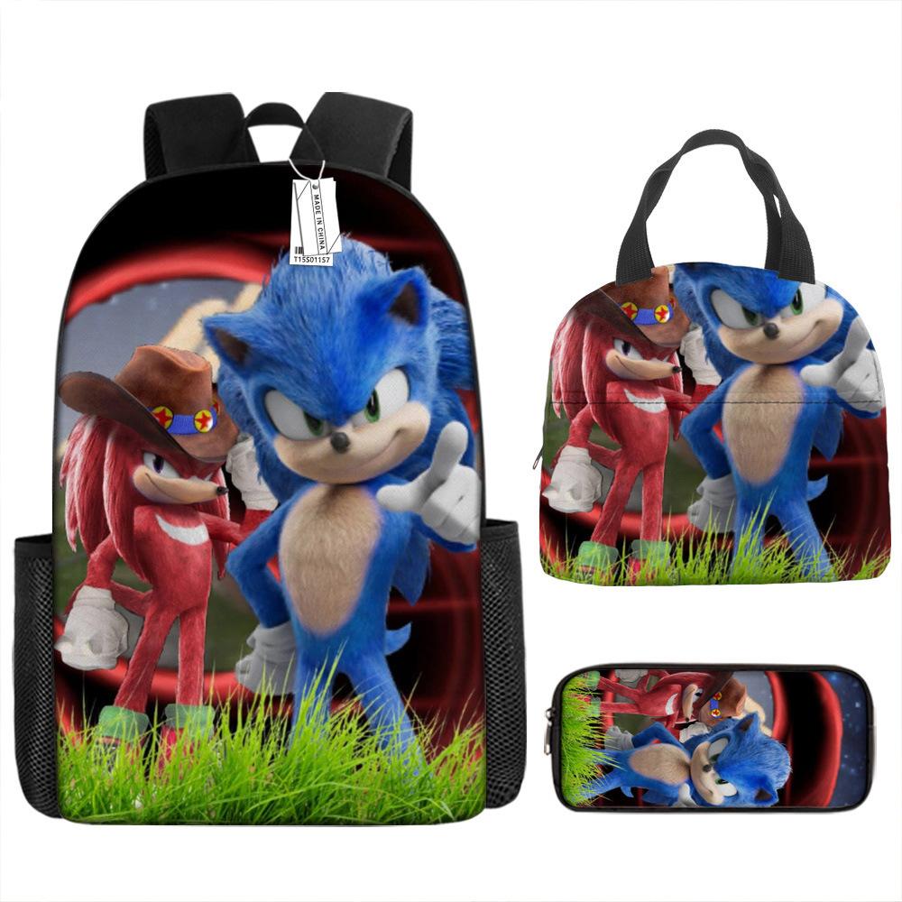 Backpack Trend Backpack Anime Large Capacity Elementary School Bag Lunch Bag