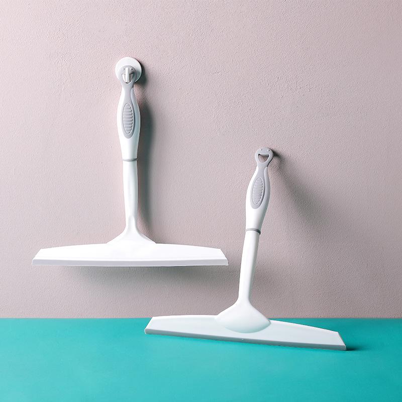 2495 Haushaltsreinigung Badezimmerspiegelreiniger mit Silikonklingenhalter Autoglas Duschabzieher Fensterglaswischer Schaber