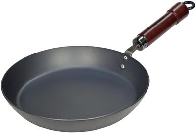 Riverlight Extreme Železná pánev se silným plechem 24 cm Zpracování Nitrid železa Zpracování IH Kompatibilní Wok odolný proti korozi Vyrobeno v Japonsku K2324