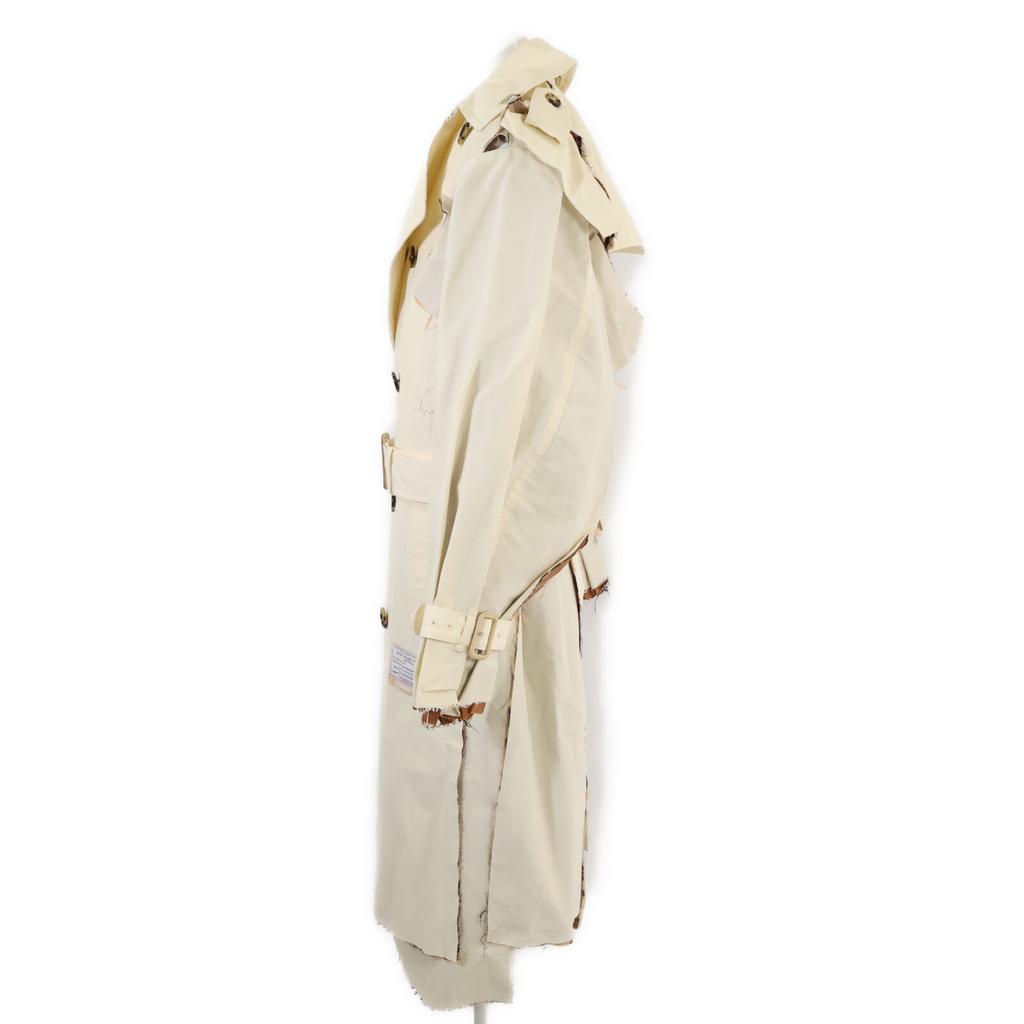 Maison MIHARA YASUHIRO B08CT121 Slide Piece Trench Coat coat 38 IvoryUsed