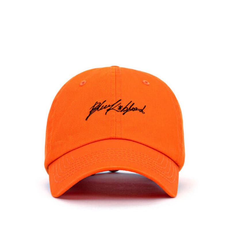 BLACKBLOND BBD Script Logo Cap (Orange)