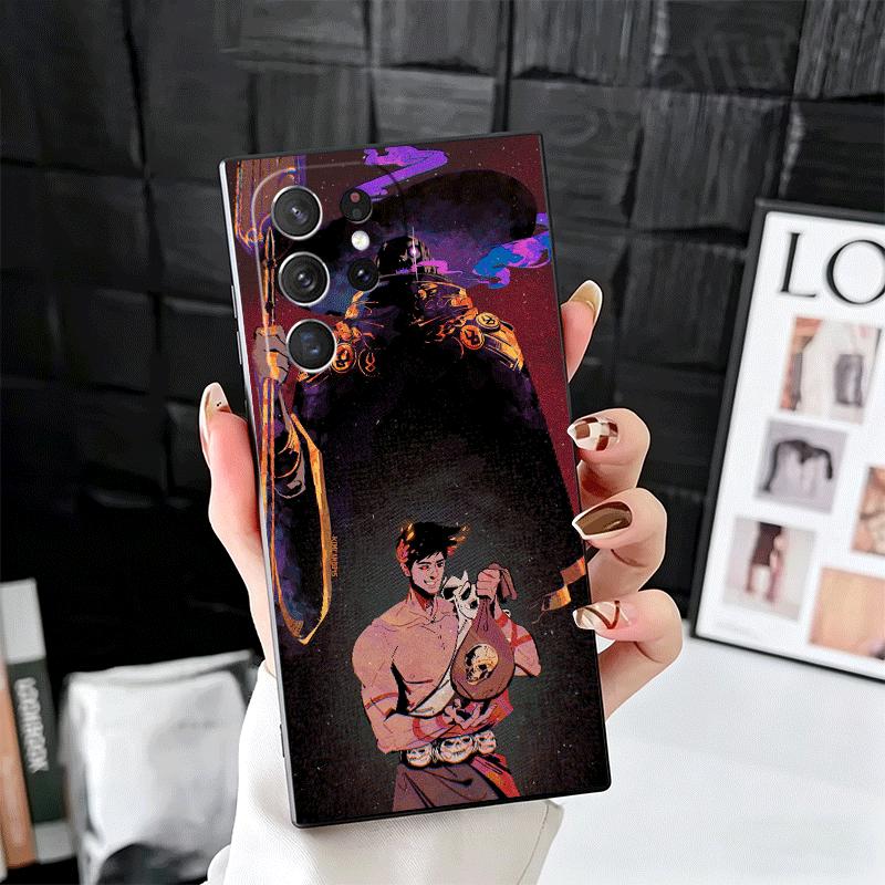 H-Hades A-Action Soft Phone Case for Samsung Galaxy S26 S25 Edge S24 Ultra S23 Plus S22 S21 FE S20 Black Cover Back Shell