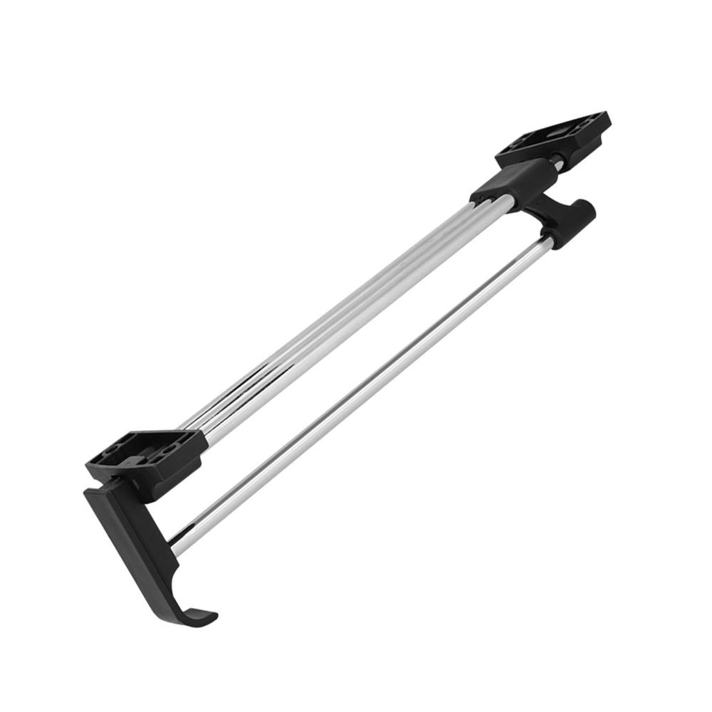 Easy Install 30cm Length Clothes Rail Telescopic Top Mounted Telescopic Rod Black Pull Out Closet Organizer Clothes Hanging