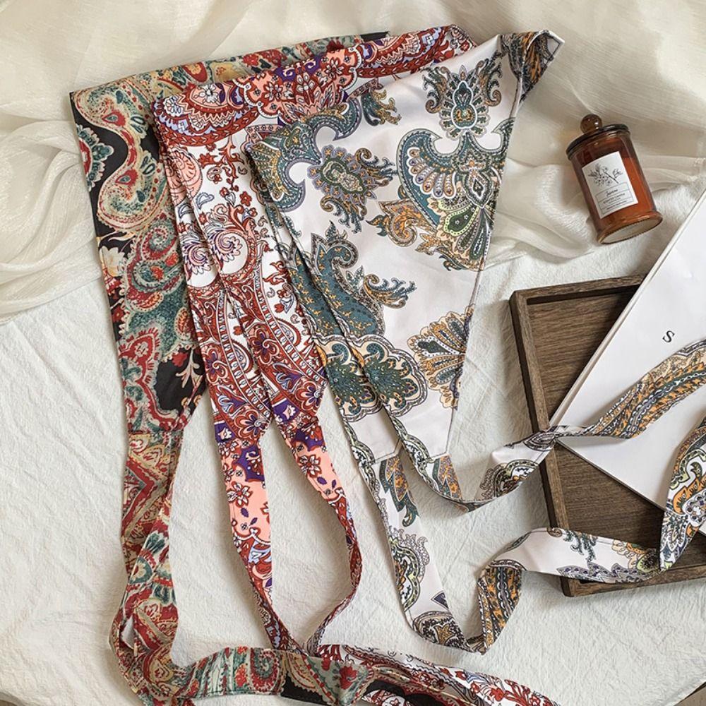 Multi-functional Triangular Scarf Ethnic Style Belt Fashion Waist Seal  Women