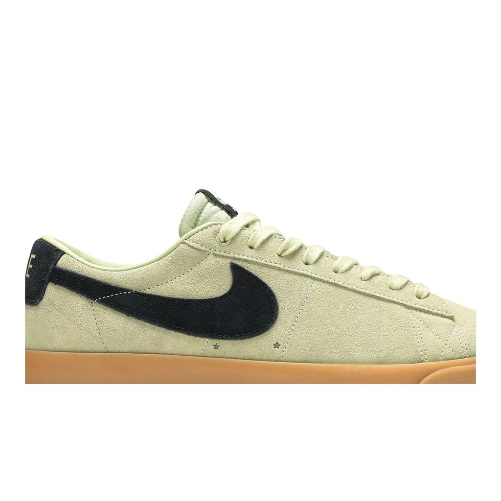 Nike Blazer Low 'Olive Aura' (Unisex) Olive Aura / Gum Light Brown / Black Skate Shoes 704939 303