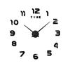 DIY Wall Clock Frameless 3D Mirror Wall Clock Large Mute Wall Stickers for Living Room Home Decorations