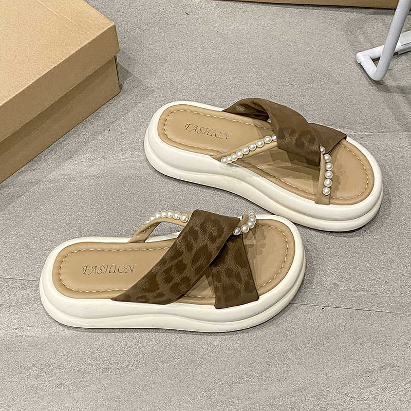 Fashion Round Toe Without Back Sandal Women Flat Luxury Flip Flops Slide Shoes For The Beach Sneakers Sports Sport Best Sellers