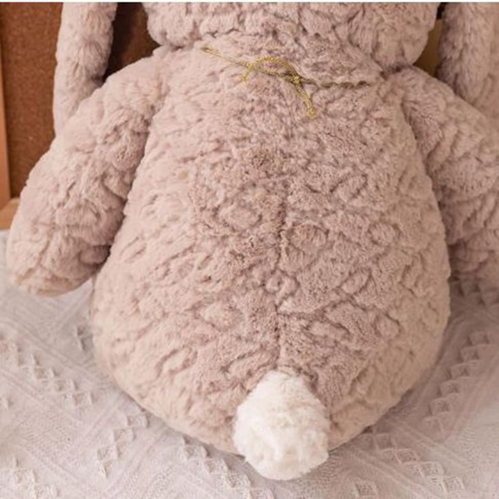 35CM Bunny Plush Toy Curly Tag Small Bear Puppy Kawaii Soft Full Animal Doll Festival Gift For Children Birthday Gift