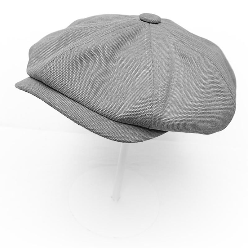 Gorras de Lona para Hombre Estilo Newsboy de Alta Calidad Planas Estilo Británico Gorra Octogonal Gorra Vintage Gatsby Sombreros Primavera Otoño BLM21