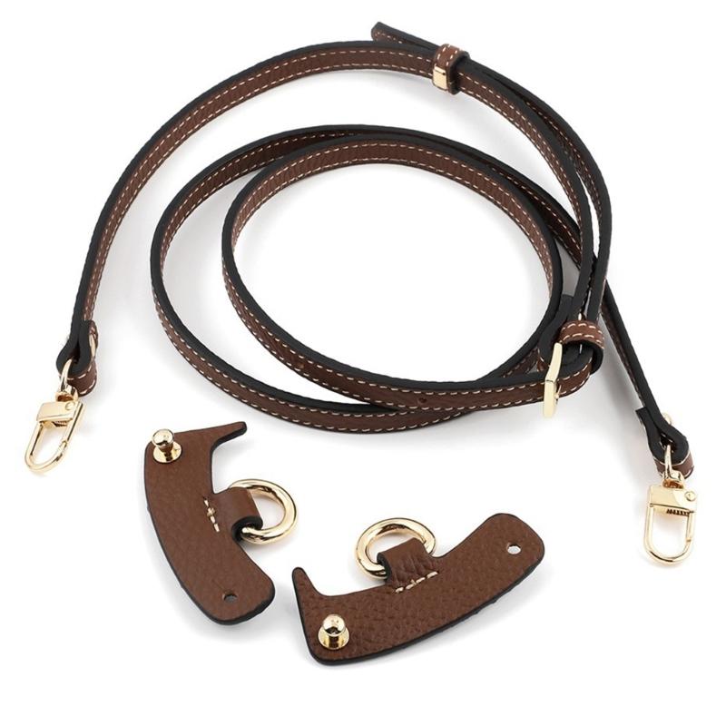 Versatile Leather Shoulder Straps for Mini Handbags Easy to Attach Replacement Bag Strap Craft Accessories