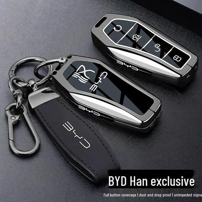 2025 BYD Han DMi Key Case for Girls - High-End Metal for Han, Seagull, Dolphin EV, Qin Plus, Song