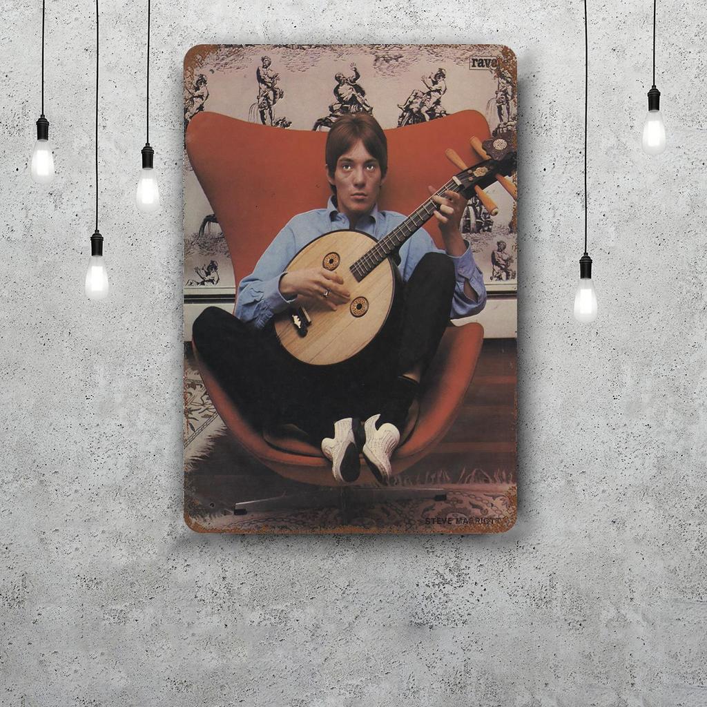 Steve Marriott Retro Vintage Tin Sign Poster Decorative Plaque Metal Plate Wall Decor