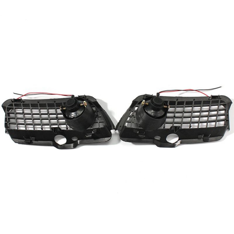A03E-Car Bumper LED Fog Light Lamp Grille Cover Protect Accessories Parts Or VW MK3 Golf Jetta 1992 1993 1994 1995 1996 1997 199