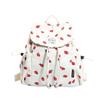 Mochila escolar estilo ins coreano de pana para mujer con estampado dulce mochila pequeña para estudiante mochila casual con cordón para ir al trabajo
