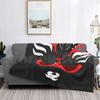 Black Blanket Fashion Custom Japan Japanese Omatsuri Kabuki Oni Demon Fox Devil Namahage Fudo Noh