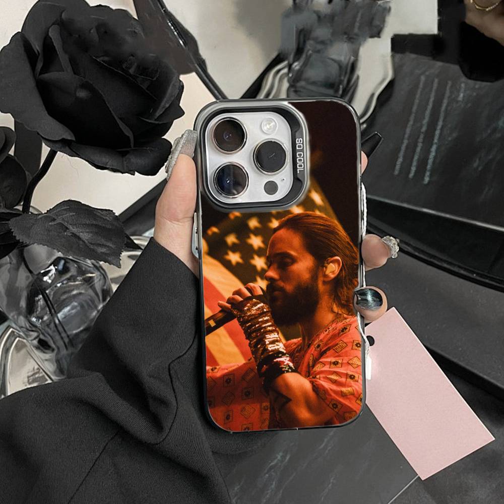 30 Seconds to Mars Phone Case For IPhone 16 17 15 14 12 13 Pro Max Black Color Shockproof Cover