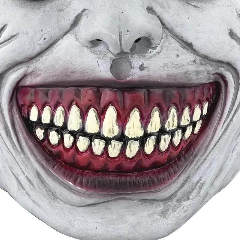 1-4 Pezzi Maschera Demone Sorridente di Halloween Esorcista Fantasma Costume Accessorio per Festa per Decorazione Casa Infestata e Festa Cosplay