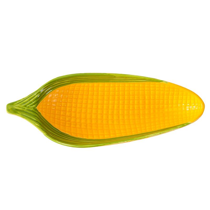 

Творческий мультфильм кукуруза в форме керамическая салатница супница семейная тарелка для фруктов закусок кухонная утварь аксессуары