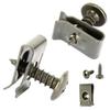 20/40/60Pcs Anti Rust U-Type Fastener Clips Iron Metal Screw Clips  Car Accessories