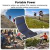 Portable USB Foldable Solar Panel Folding Solar Panels Travel Mobile Phone Charging Power Bank for Flashlight Fan Mobile Phone