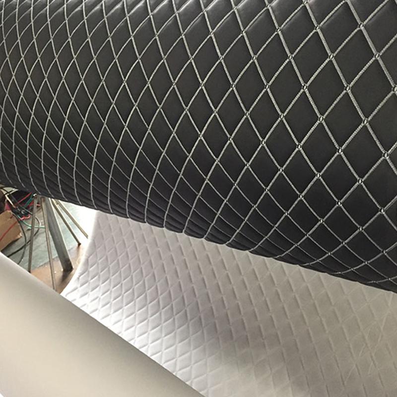 100x135cm Thick Artificial PU Leather Fabric With Sponge for Upholstery Furniture Car Floor Background Wall Sliding Door Decor