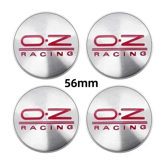 4pcs Car Wheel Hub Center Caps 56mm 60mm 65mm 68mm For Rim Cover Auto OZ Logo Badge Emblem Exterior Styling Accessories
