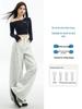 Retro Star Print Bootcut Jeans - Spring/Autumn Wide Leg Casual Pants