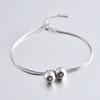 ANENJERY Bells Bracelet Simple Charm Fine Bracelet Women Fashion Jewelry Birthday Gift
