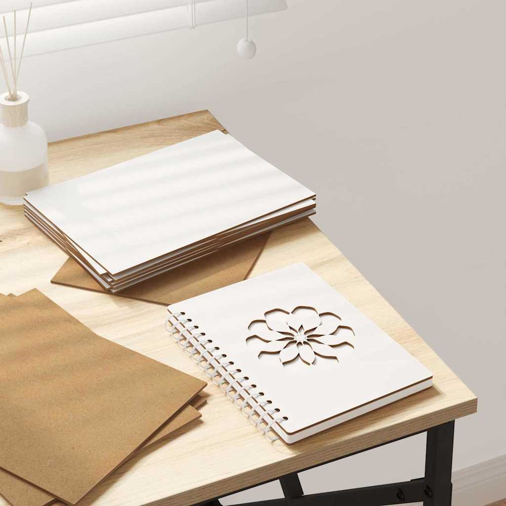 Decorative Panels 12 pcs White 21 x 30 x 0.27 cm Wood Based Material